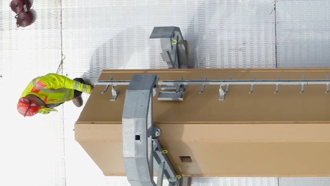 Cteam worker engaged in industrial plant construction with complex steel and rigging setup. Cteam worker engaged in industrial plant construction with complex steel and rigging setup.